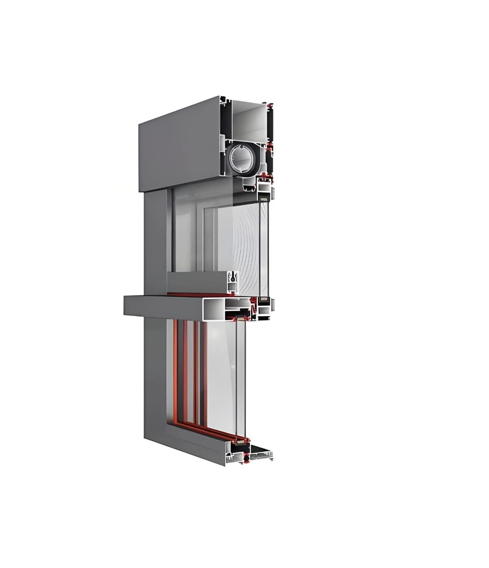 Chrome Sash Lifting Window