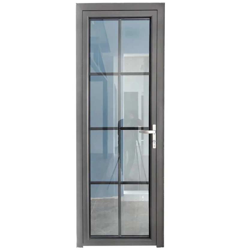 Hinged Glass Door With Inline Panel